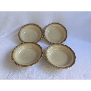 Vintage Mikasa Whole Wheat E8000 Bowls Set of Four, 8" Soup/Salad, Very Nice